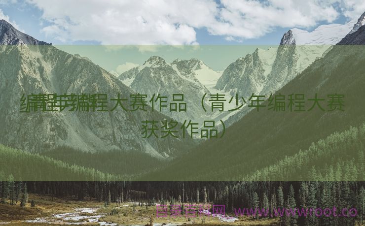 编程芳华
_青年编程大赛作品（青少年编程大赛获奖作品）