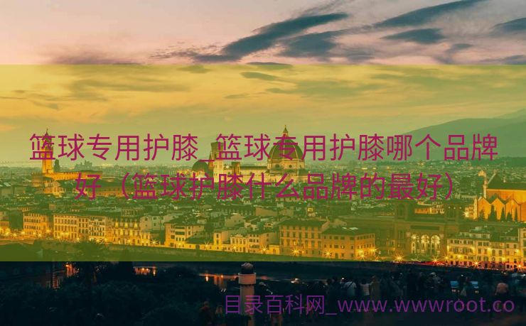 篮球专用护膝_篮球专用护膝哪个品牌好（篮球护膝什么品牌的最好）