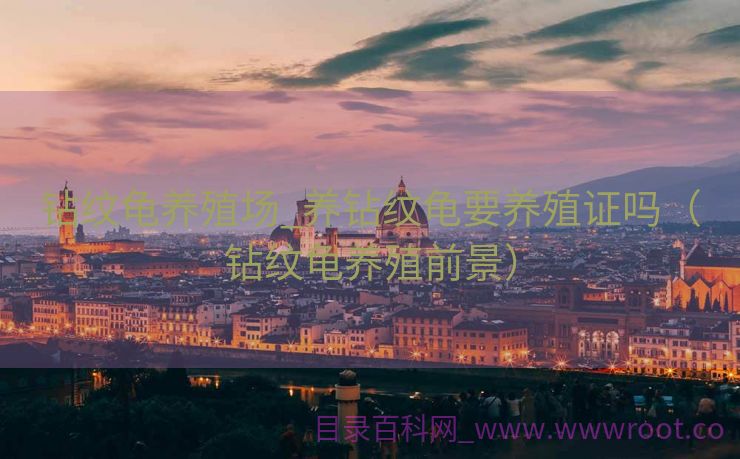 钻纹龟养殖场_养钻纹龟要养殖证吗（钻纹龟养殖前景）