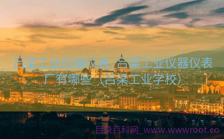 吕梁工业仪器仪表_吕梁工业仪器仪表厂有哪些（吕梁工业学校）