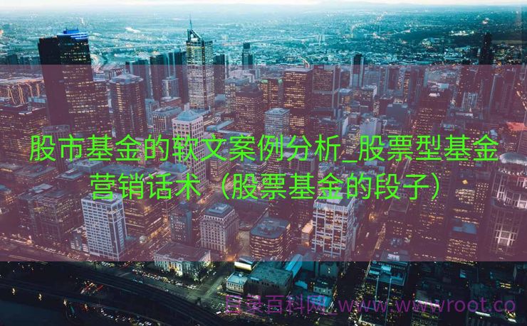 股市基金的软文案例分析_股票型基金营销话术（股票基金的段子）