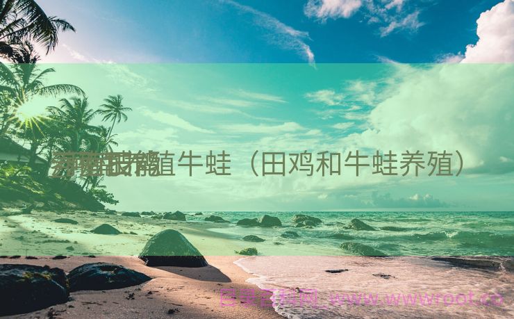 河南田鸡
养殖技能
_河南养殖牛蛙（田鸡和牛蛙养殖）