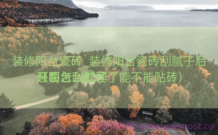 装修阳台瓷砖_装修阳台瓷砖刮腻子后开裂怎么处理
惩罚
（阳台刮腻子了能不能贴砖）