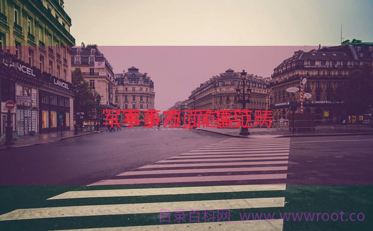 军事多项_军事范畴
（军事方面包括）
