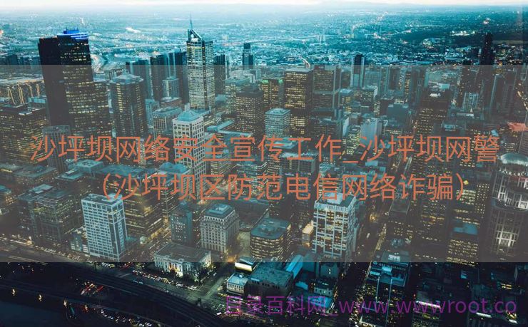 沙坪坝网络安全宣传工作_沙坪坝网警（沙坪坝区防范电信网络诈骗）