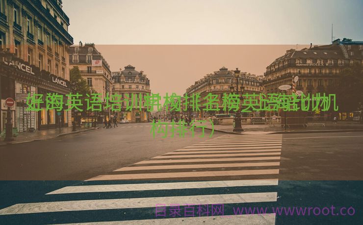 上海英语培训机构排名榜_上海比力
好的英语培训学校（上海英语培训机构排行）