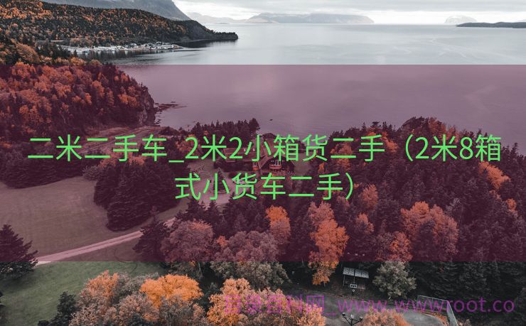 二米二手车_2米2小箱货二手（2米8箱式小货车二手）