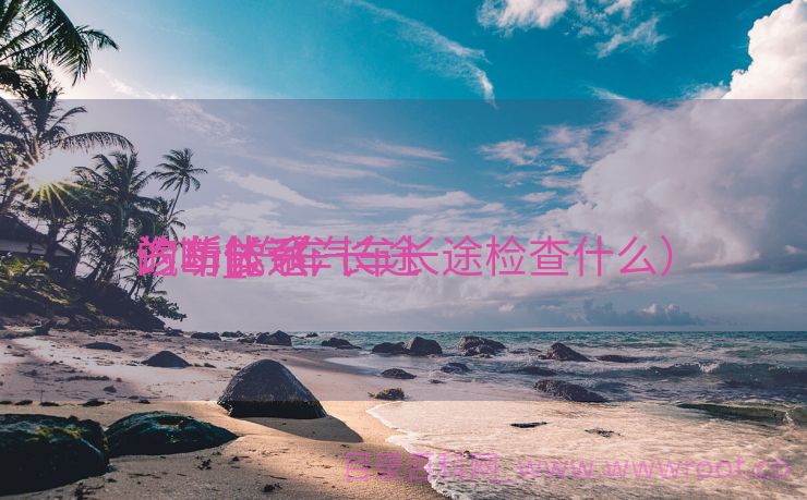 汽车长途
诊断_汽车长途
诊断体系
的功能（汽车长途检查什么）