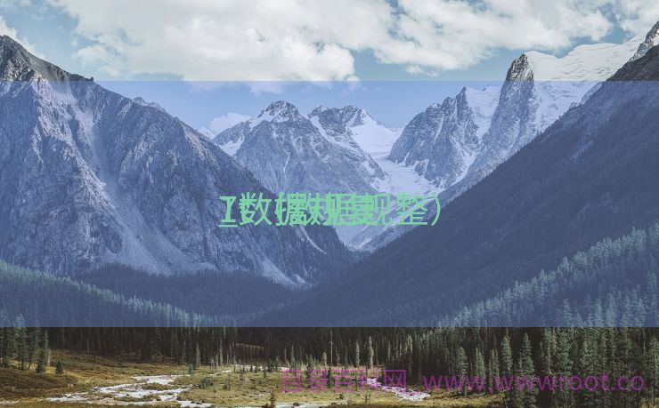 7数据规复
_数据规复
1t（数据规整）