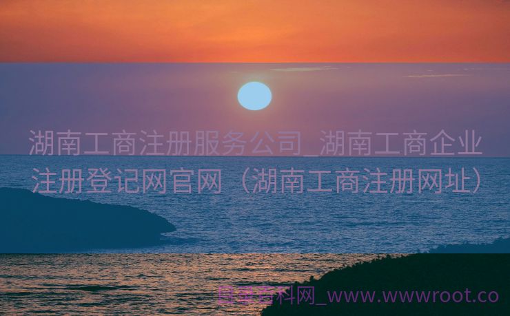 湖南工商注册服务公司_湖南工商企业注册登记网官网（湖南工商注册网址）