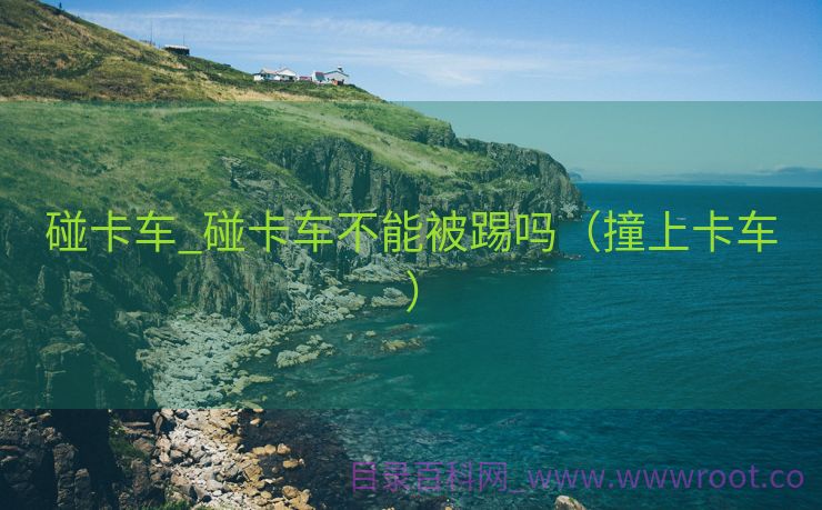 碰卡车_碰卡车不能被踢吗（撞上卡车）