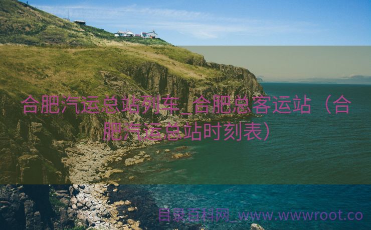 合肥汽运总站列车_合肥总客运站（合肥汽运总站时刻表）