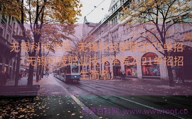 无锡科技学院_无锡科技学院2025单招（无锡科技职业技术学院2021单招招生简章）