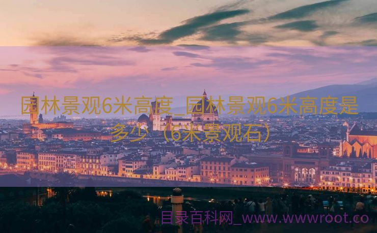 园林景观6米高度_园林景观6米高度是多少（6米景观石）