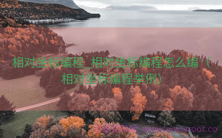 相对坐标编程_相对坐标编程怎么编（相对坐标编程举例）