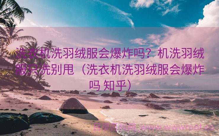 洗衣机洗羽绒服会爆炸吗？机洗羽绒服只洗别甩（洗衣机洗羽绒服会爆炸吗 知乎）