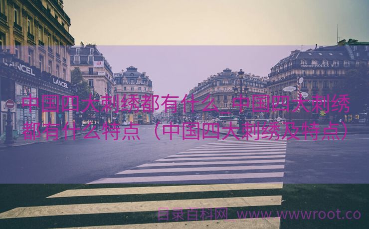 中国四大刺绣都有什么_中国四大刺绣都有什么特点（中国四大刺绣及特点）