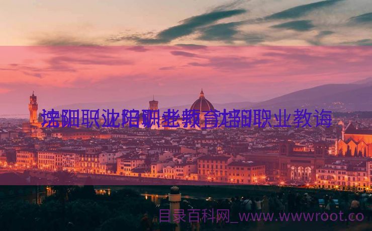 沈阳职业培训老师_沈阳职业教诲
培训（沈阳职业教育培训）