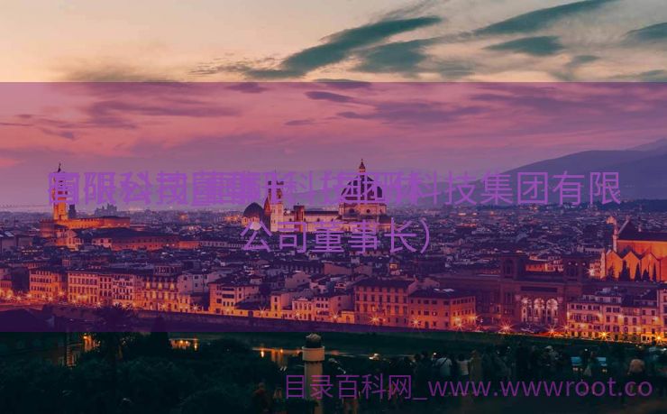国研科技团体
有限公司_国研科技团体
有限公司董事长（国研科技集团有限公司董事长）