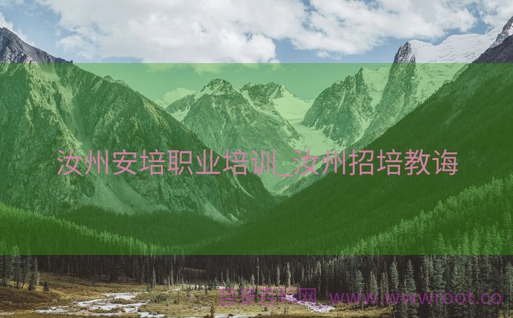 汝州安培职业培训_汝州招培教诲
