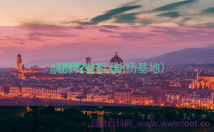胡杨农业机器
_胡杨农庄（胡杨基地）