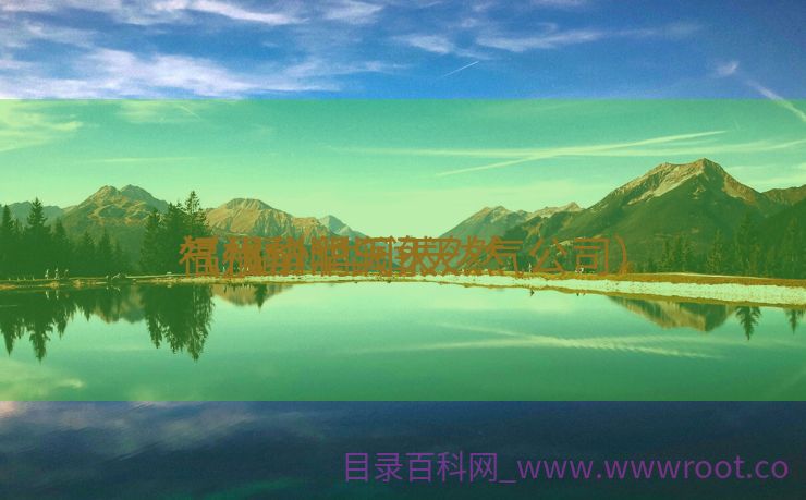 福州华润天然

气_福州华润天然

气代价
（福州华润天然气公司）