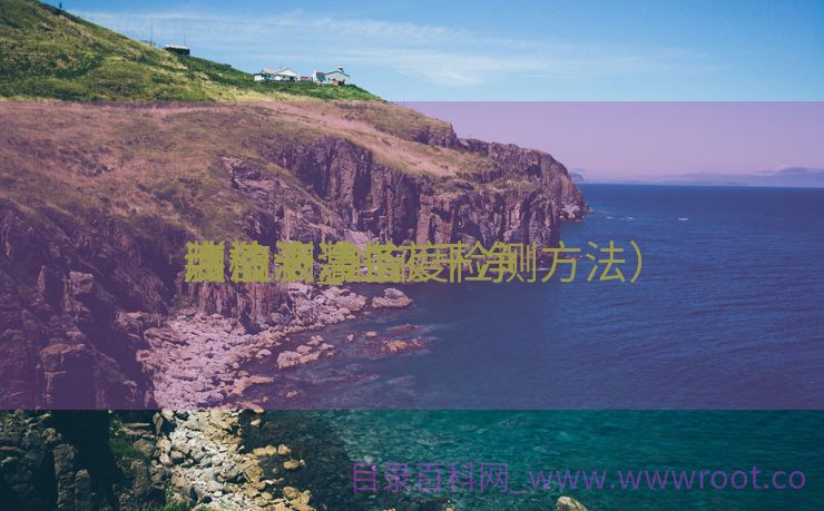 油液干净
装备
点检表_油液干净
度检测装备
（油液清洁度检测方法）