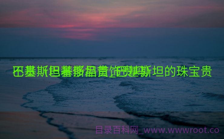 巴基斯坦奢侈品贵_巴基斯坦的珠宝贵

不贵（巴基斯坦首饰贵吗）