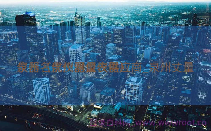 泉州名优仪器仪表供应商_泉州丈量
仪器（泉州测量仪器）