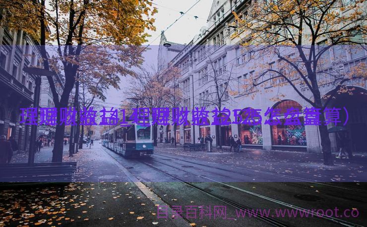 理财收益14_理财收益125怎么盘算
（理财收益14_理财收益125怎么盘算）